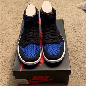 BNIB Jordan Retro 1 High Flyknit Royal SZ 6.5Y